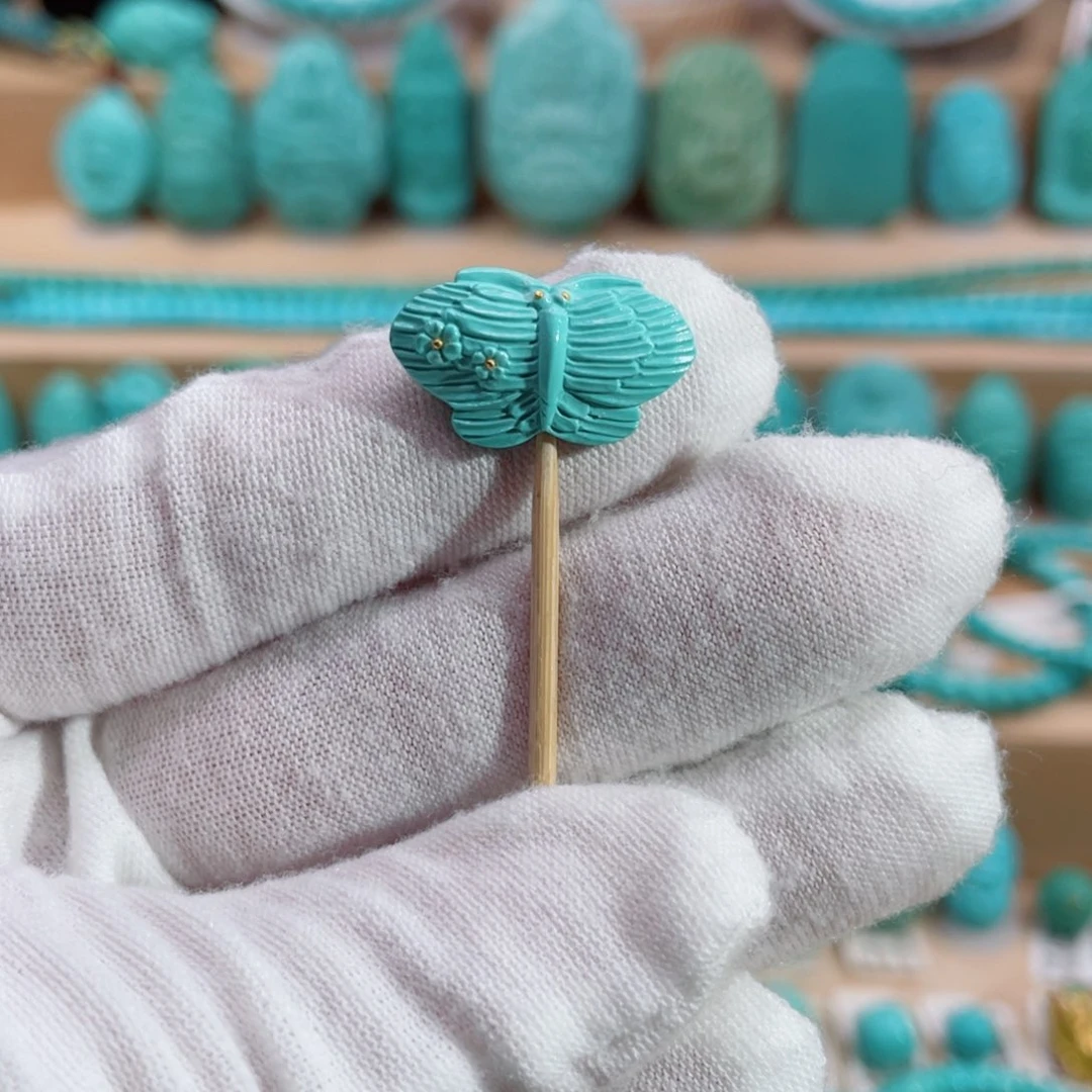 绿松石珠宝奇石未镶嵌