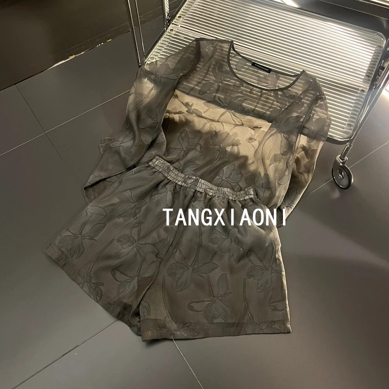 【朦胧灰】凹凸浮雕美衣套