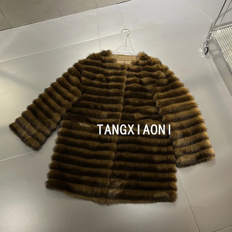 小咖猫猫 长款草草外套