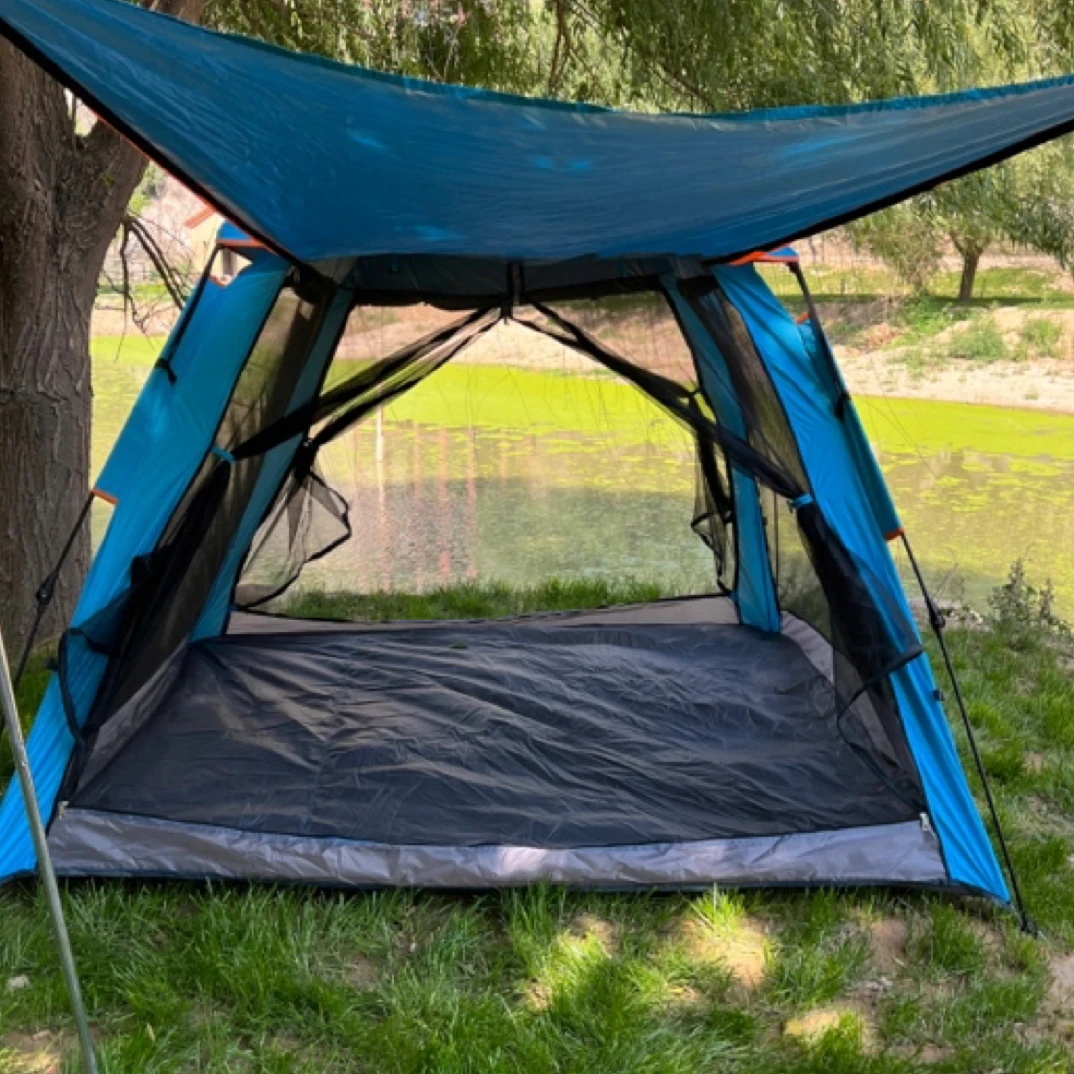 户外自动多人帐篷露营免搭建帐篷自驾游旅游遮阳防蚊虫帐篷