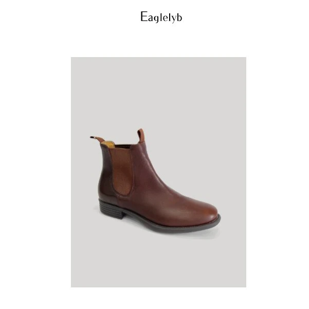 Eaglelyb【波嫂推荐】法式复古切尔西短靴舒适高级女靴