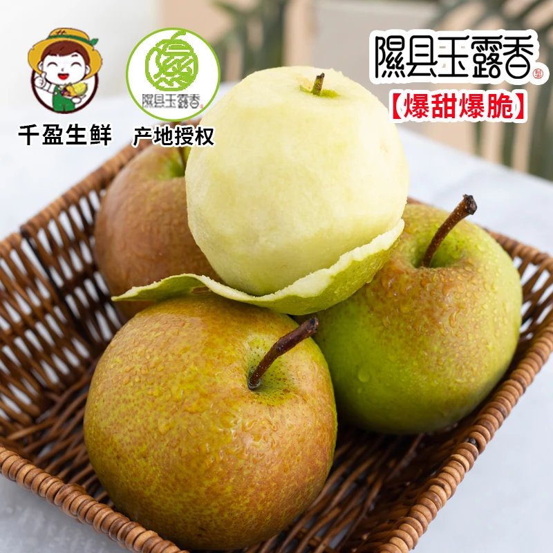 【产地发货】正宗山西隰县玉露香梨礼盒装8.5斤4.5斤
