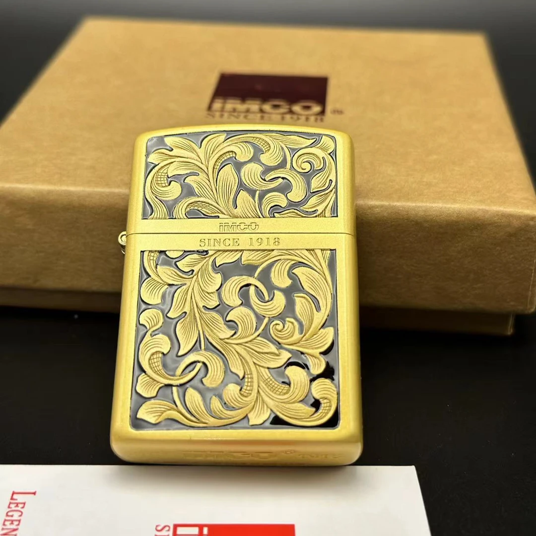 IMCO 黑金唐草 9100 千语作品 打火机