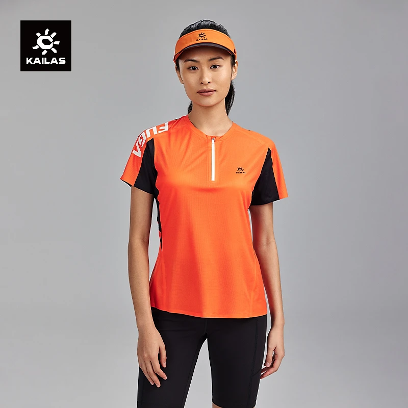 KAILAS凯乐石 半开胸短袖T恤女款 KG2327230