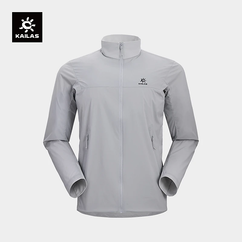 KAILAS凯乐石 轻薄风衣立领防泼水透气户外运动徒步登山外套男款