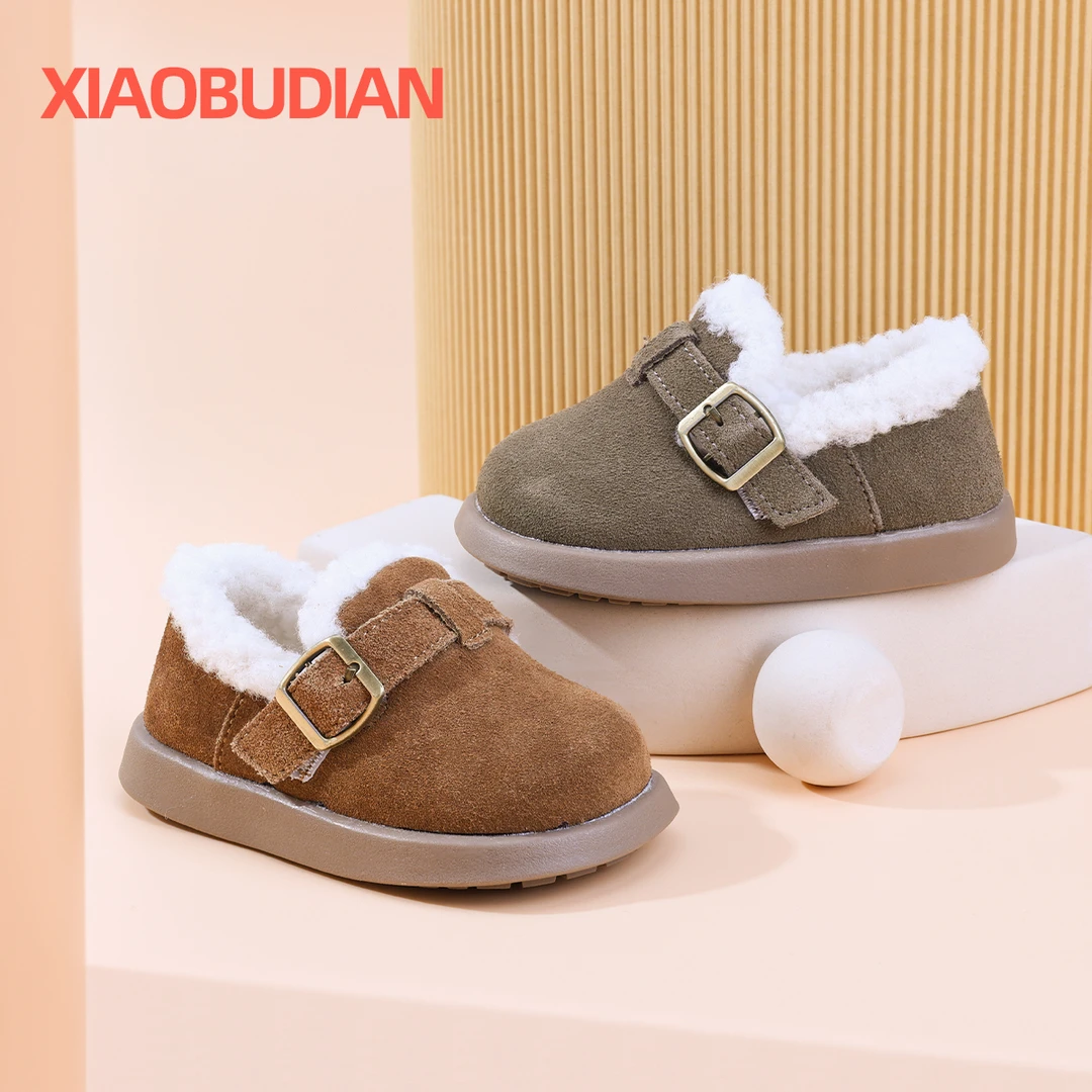 女宝宝棉鞋冬季新款婴幼儿软底鞋男小童学步鞋女童鞋子儿童勃肯鞋