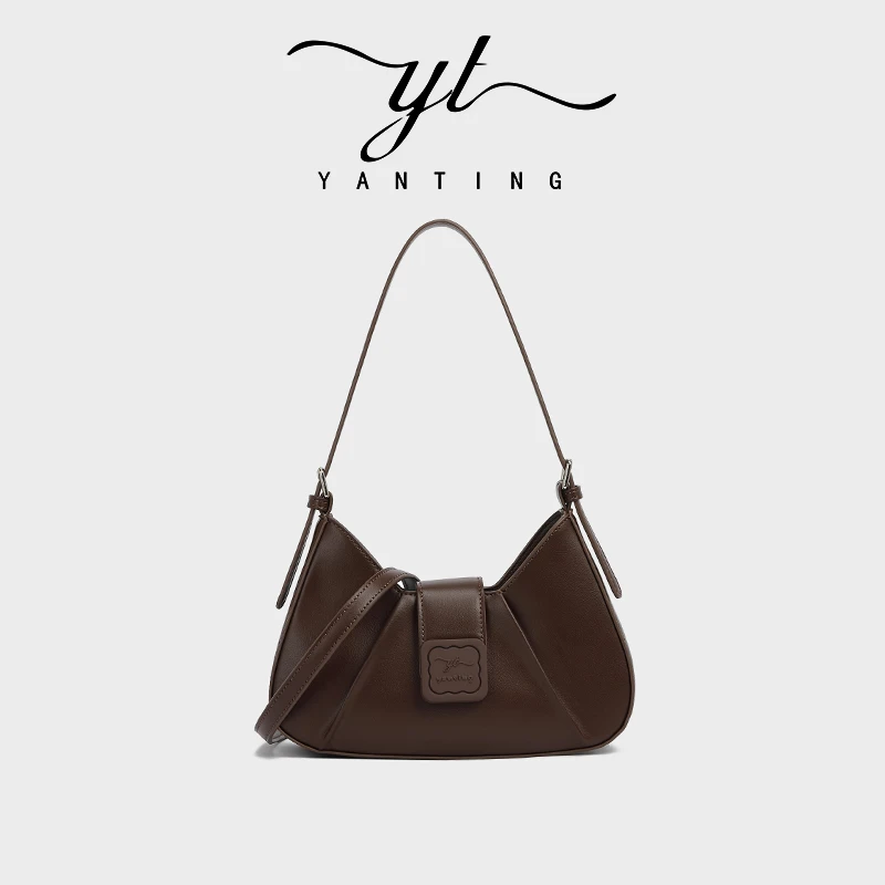 新款时尚通勤小众设计单肩斜挎包高级感腋下包包女包无礼盒YT8044