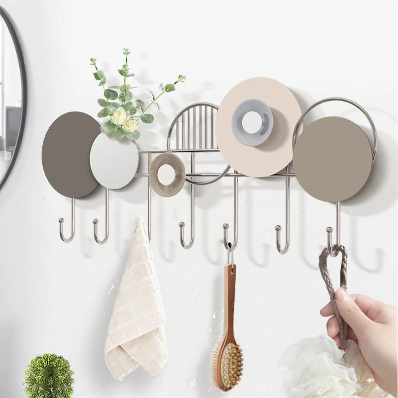 乌市发货新疆包邮进门口玄关挂钩墙上钥匙收纳壁挂入户门后墙壁衣