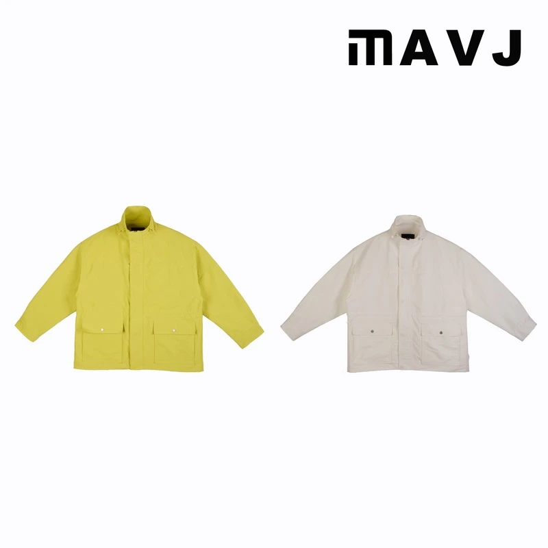 MAVJ春季简约休闲立领工装外套wt9036