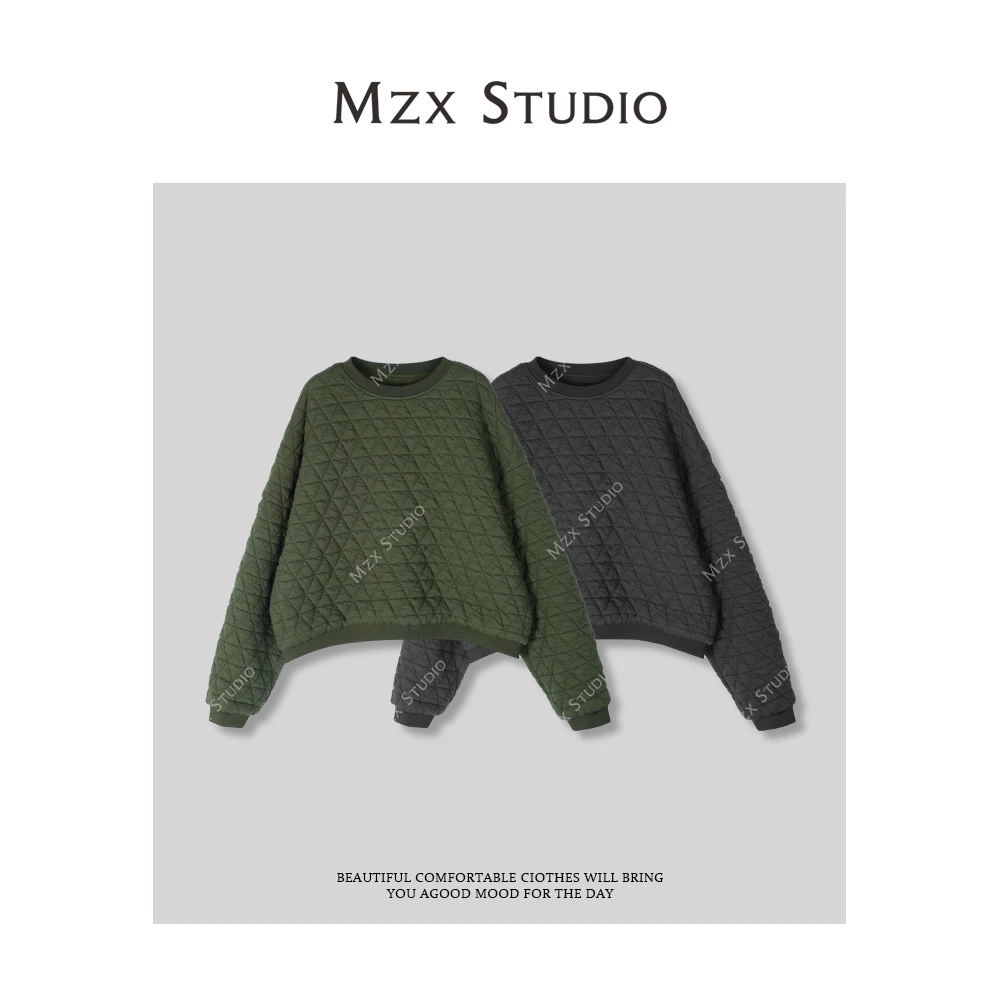 MZX 宽松圆领百搭舒适卫衣SY6722-D