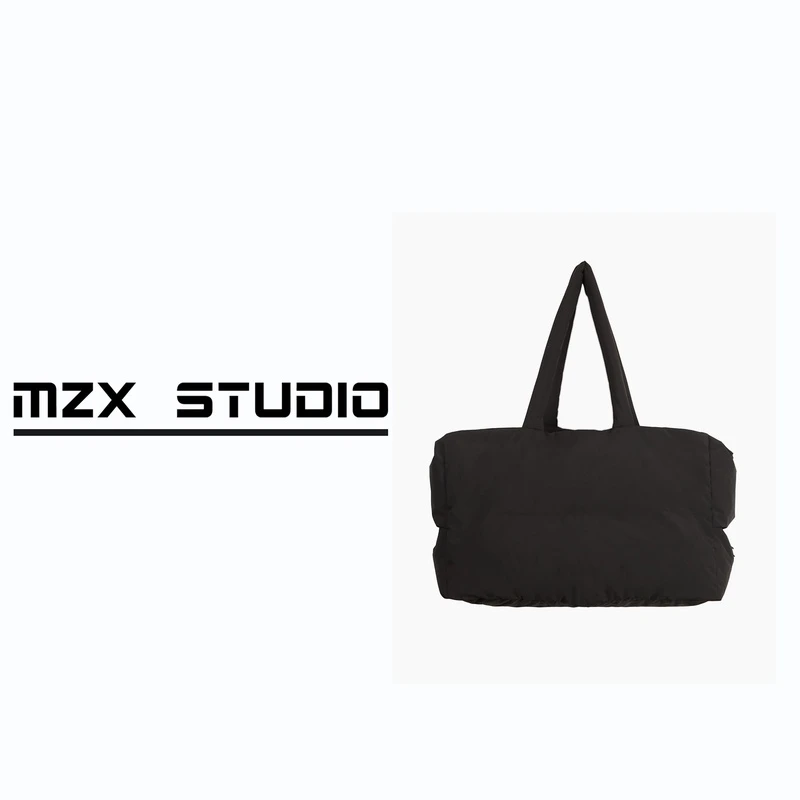 MZX STUDIO 街拍氛围感充羽绒大容量包包BB8566