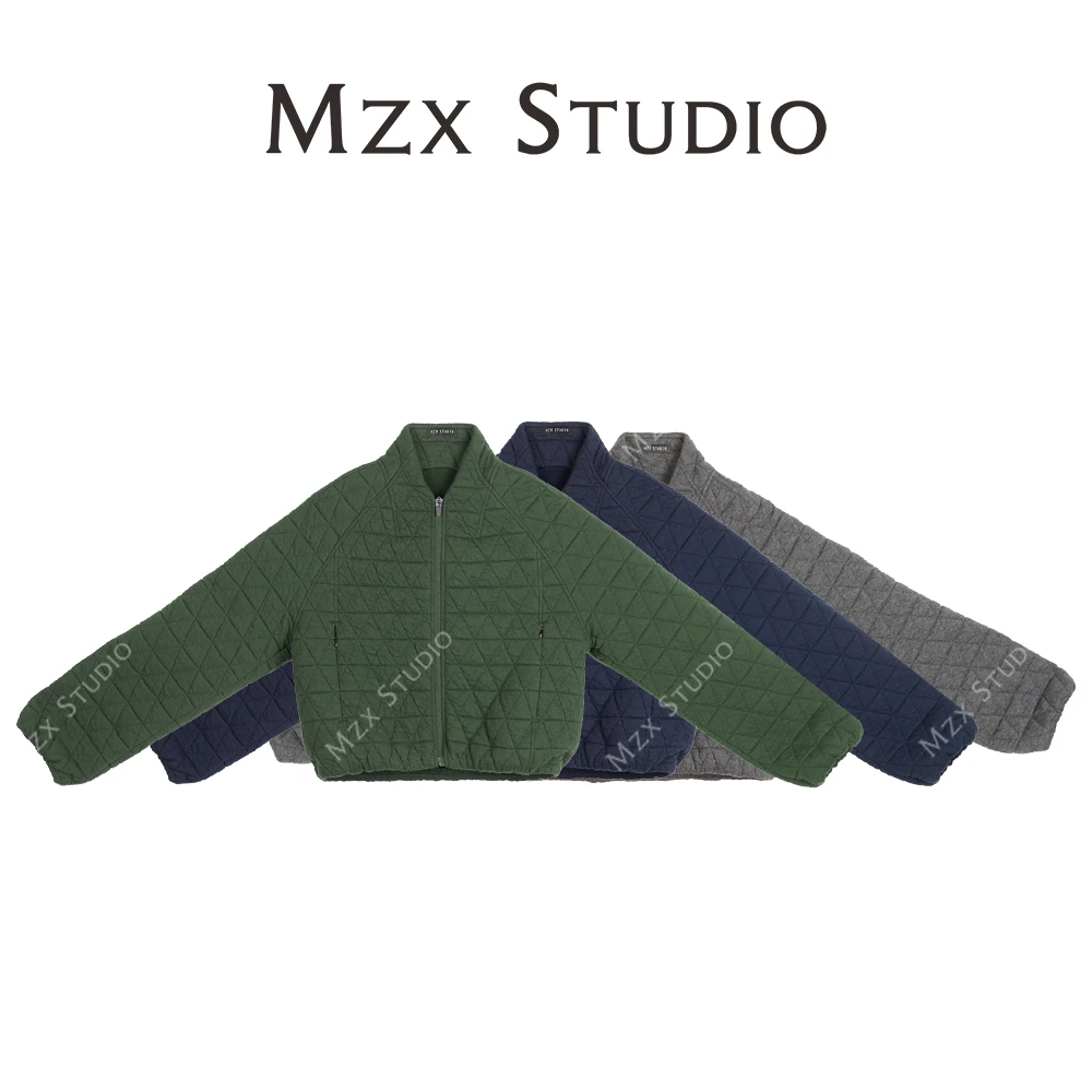 MZX 露露大牌感运动风短款秋冬棉服外套WT6267-D