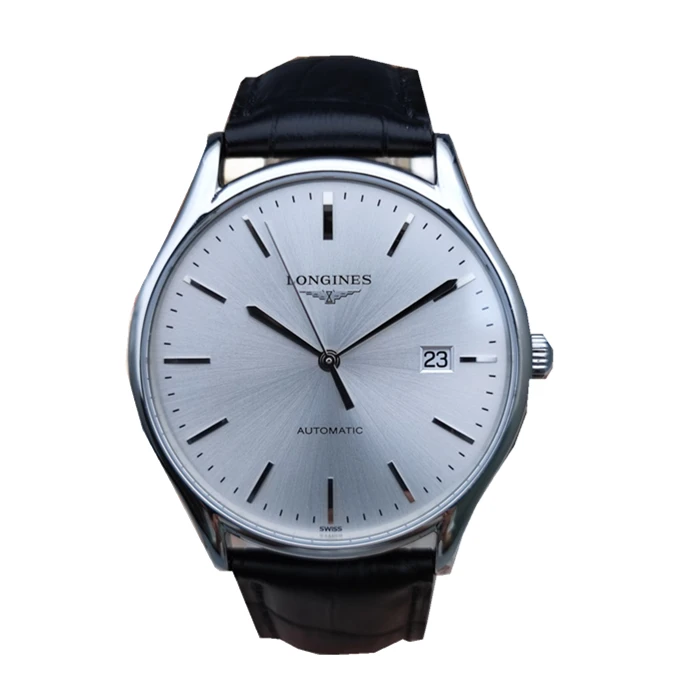 95新 Longines/浪琴 鸿福/浪琴经典L4.960.4.72.2男士腕表简约