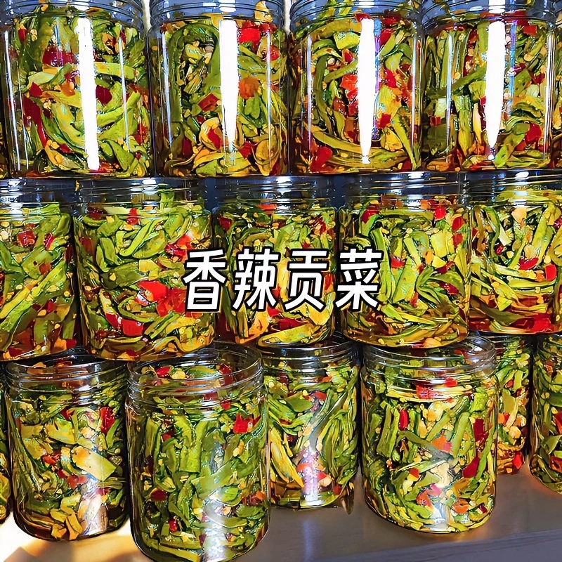 湖南特产贡菜辣椒酱脆嫩好吃开胃下饭凉拌菜下饭辣椒酱香辣拌饭酱