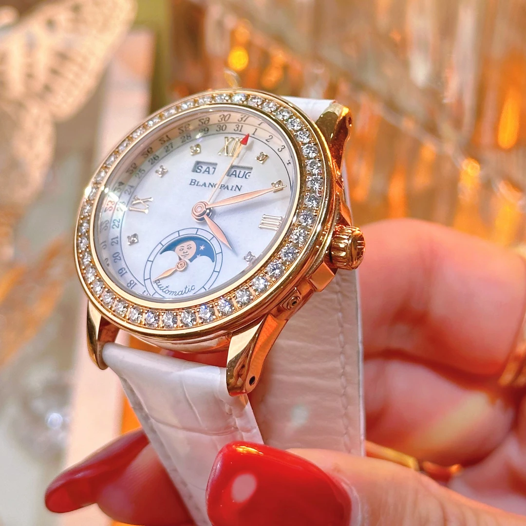 95新 宝珀 月亮美人/型号2360-2991A-55B/表径33.7mm