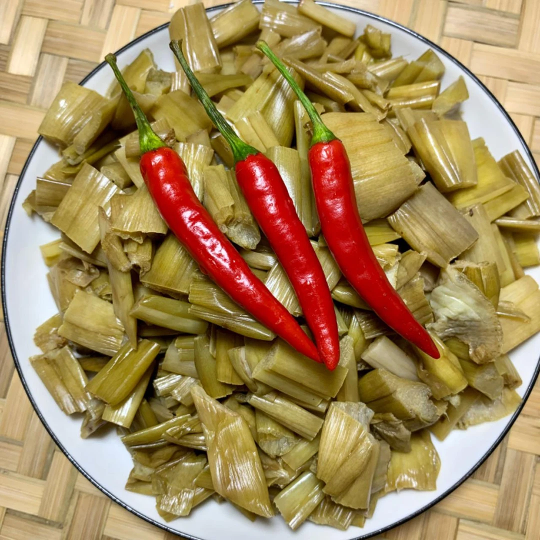 博白芋荷酸产地直发老坛腌制手工制作下饭菜非即食芋苗酸