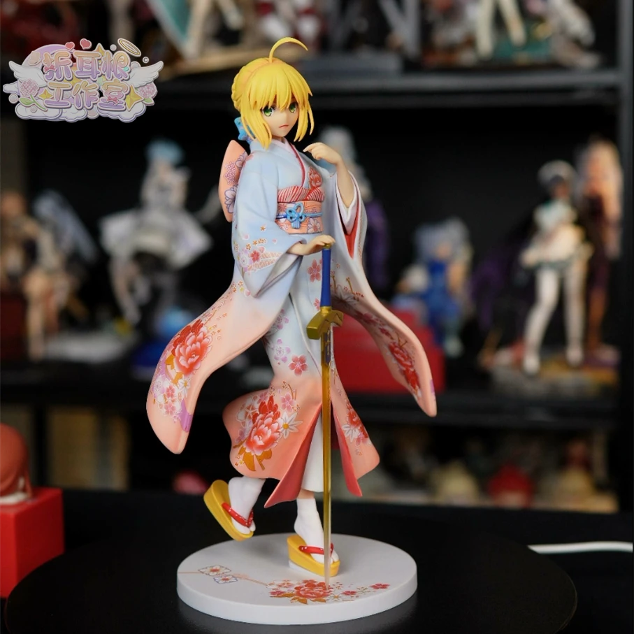 ★监修优质版★ 和服塞巴 saber手办 二次元模型机箱摆件