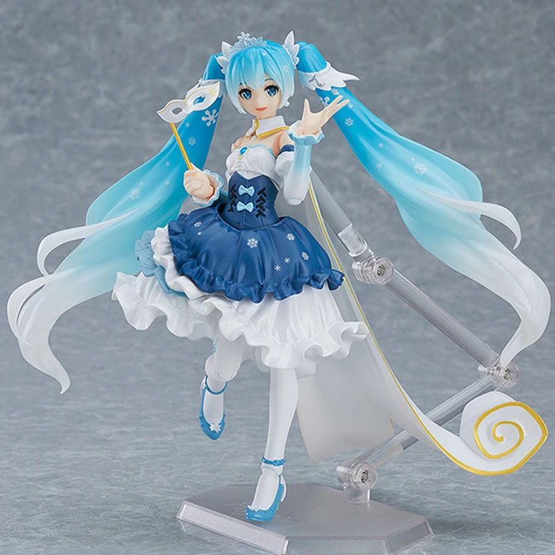 【祖国版】虚拟歌手 Miku 超可动 10周年庆 Figma054雪初音 手办
