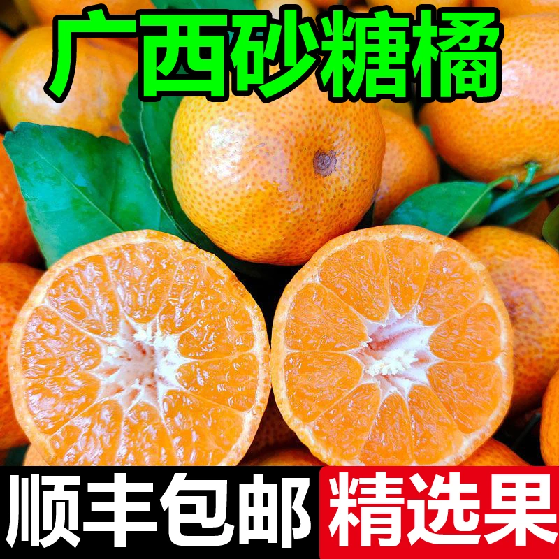 【顺丰/京东】广西砂糖橘新鲜正宗沙糖桔薄皮桔子5/9斤应季水果
