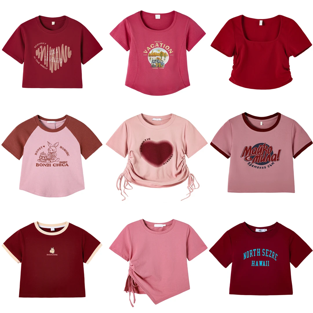 公主家女装 春夏短款女装，新款多多，下单请备注编号显瘦修身