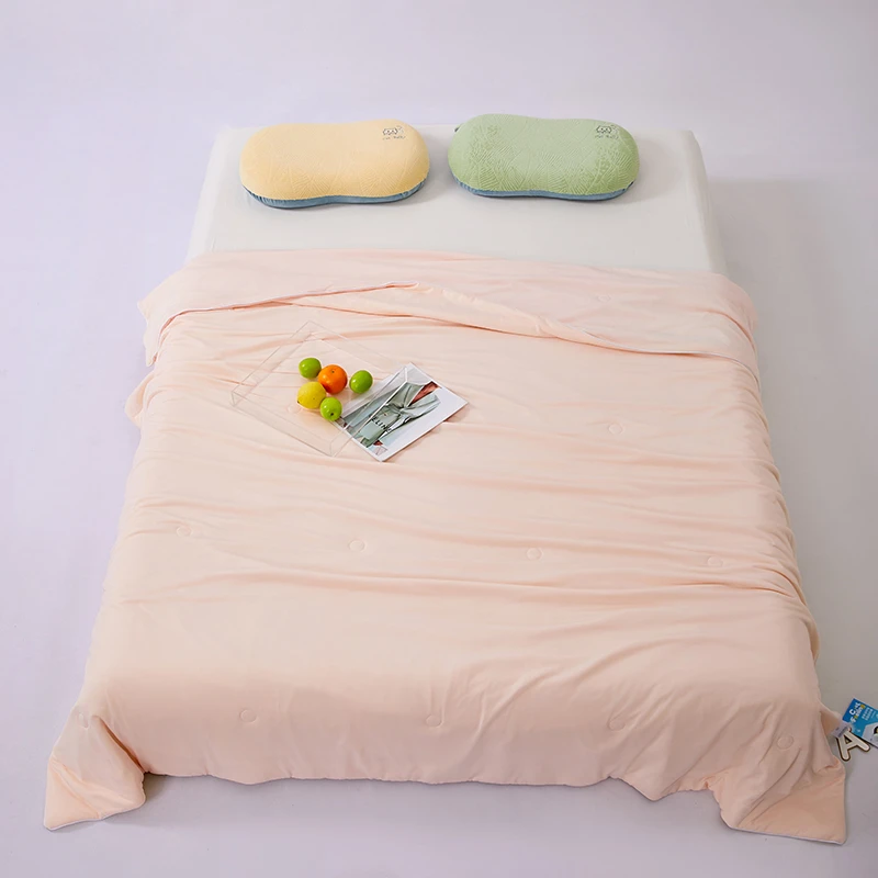 今日必拍-小冰皮冷感夏凉被新款140gA类抗菌凉感丝夏被夏凉被机洗