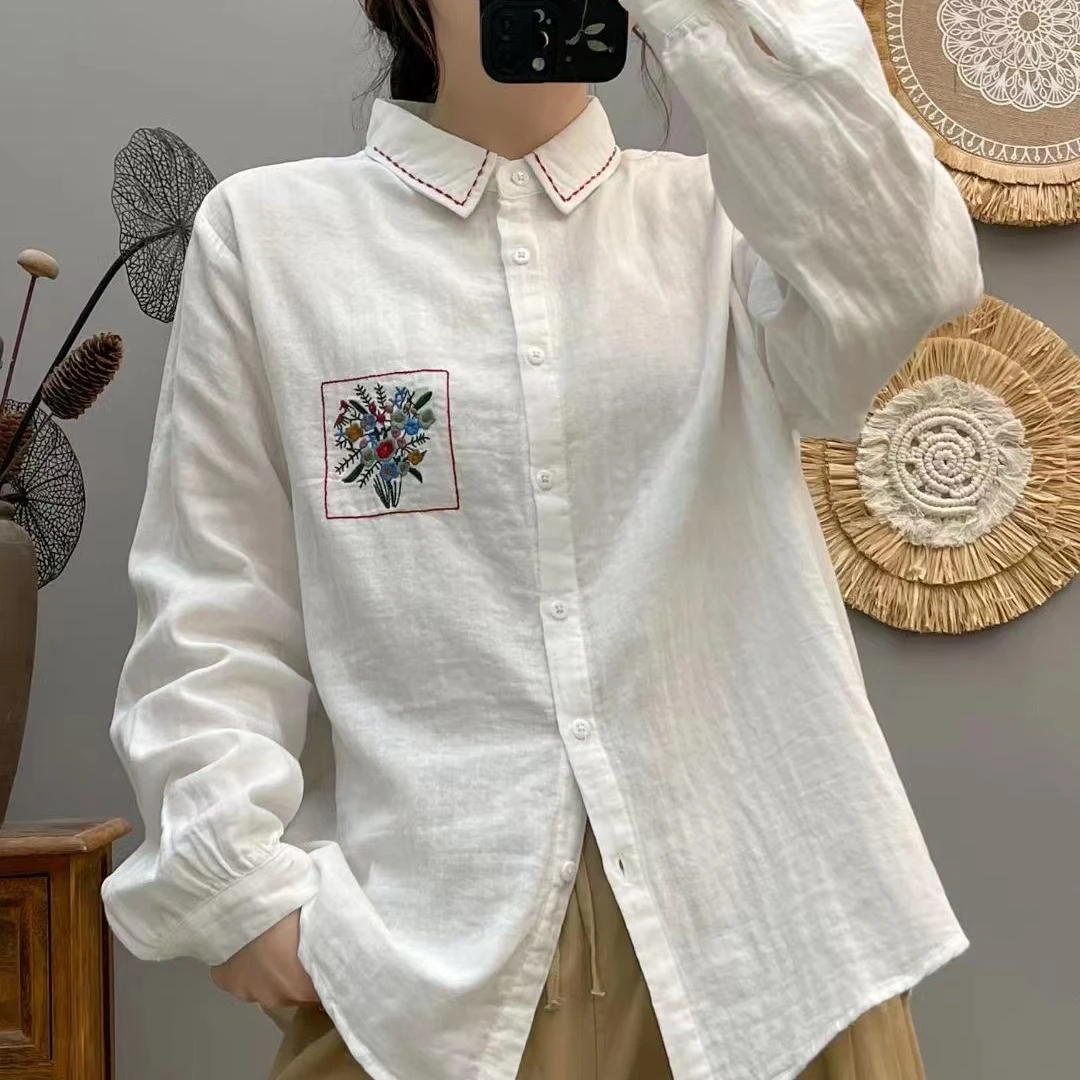 300-500秋季新款百搭显瘦气质减龄长袖衬衫女