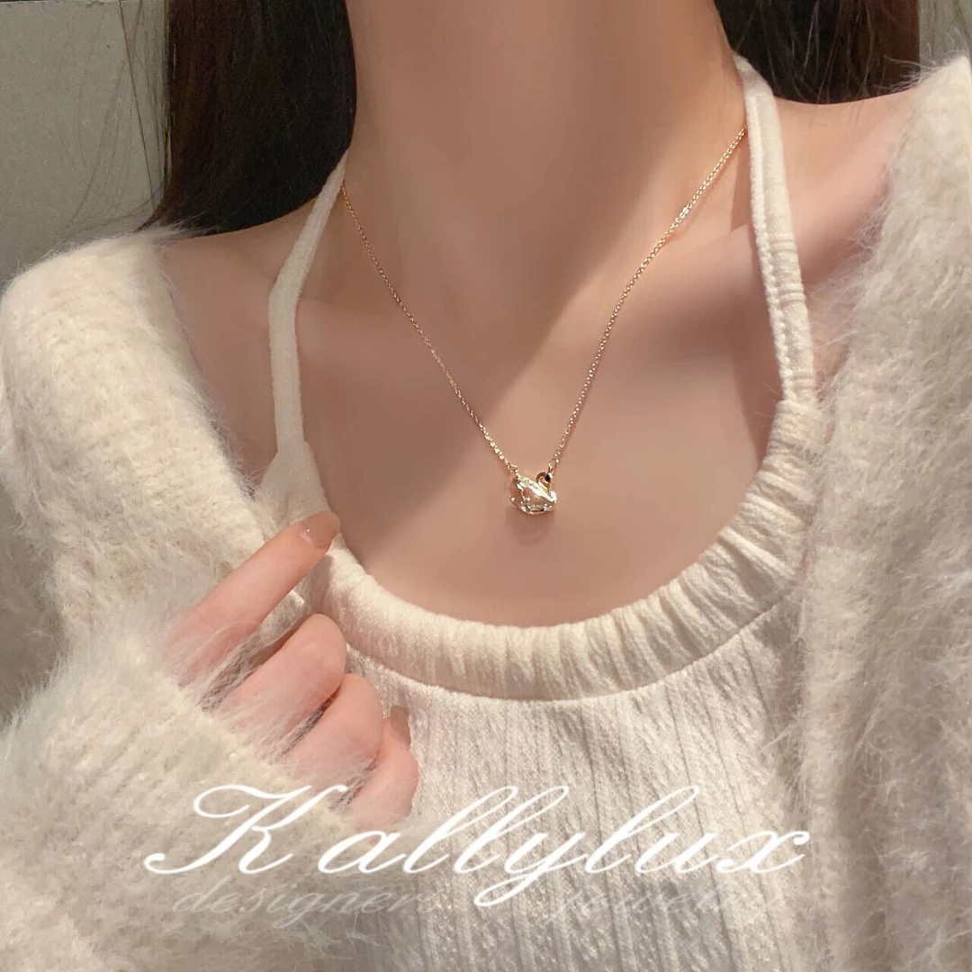 铜合金项链 XL-2159【诗鹅】时尚法式简约项链女