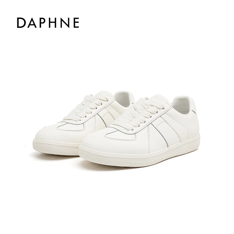 达芙妮女鞋2025新款轻便阿甘德训鞋休闲鞋时尚潮流ins运动小白鞋