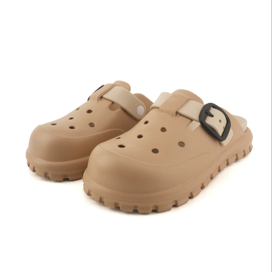 加仑比亚鞋新款男女北极熊潮流勃青百搭洞洞拖鞋