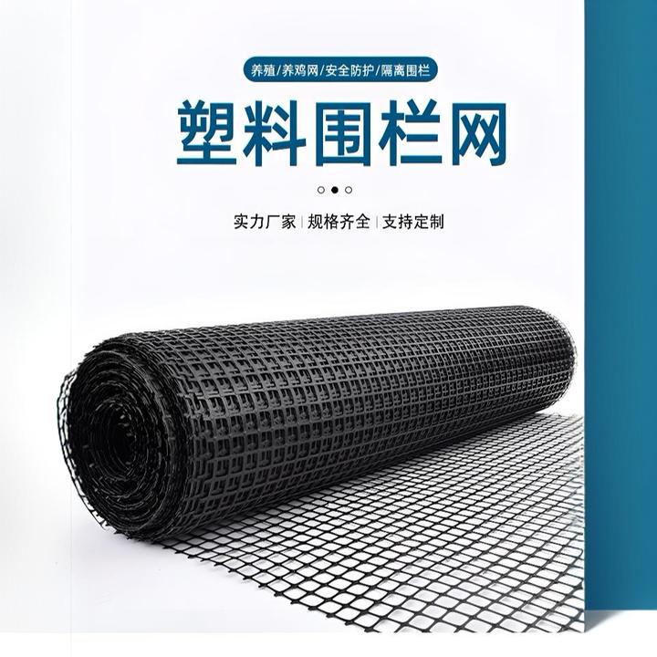 塑料养殖网养鸡鸭鹅菜园防护网圈玉米网土工格栅塑料网耐用结实