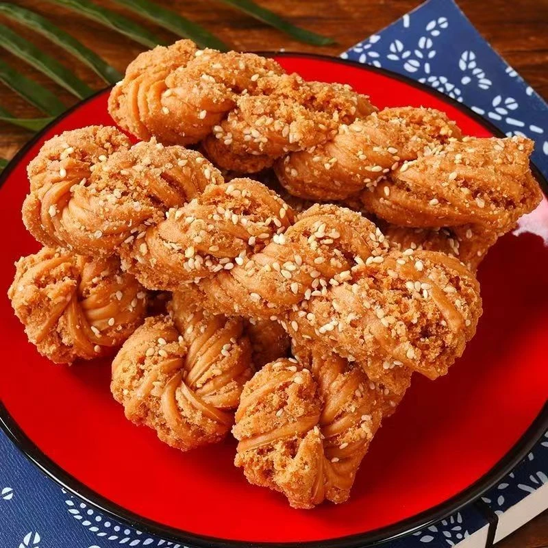 正宗手工天津风味大麻花香甜酥脆传统芝麻麻花老式糕点好吃麻花