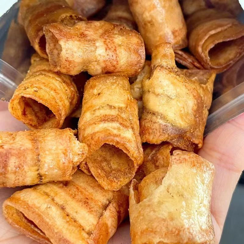 咔嚓脆小香蕉脆卷椒盐酥脆碳烤香蕉卷果干咸香脆片解馋零食追剧吃