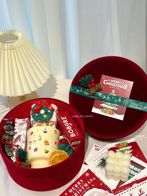 圣诞节平安夜礼物创意伴手礼保温杯礼盒