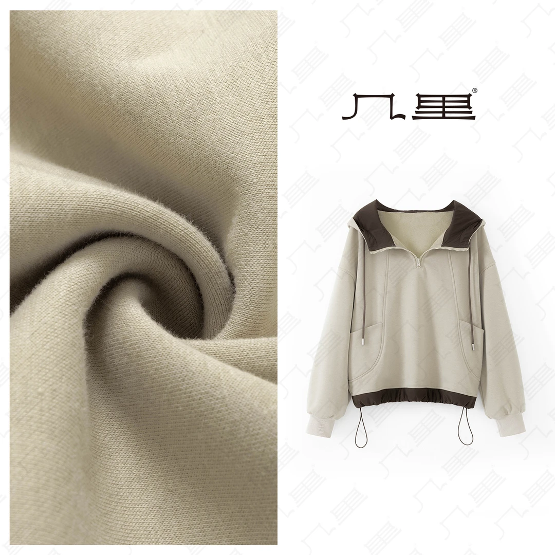 几里与麻【时髦懒人】气质时尚休闲卫衣 1102064