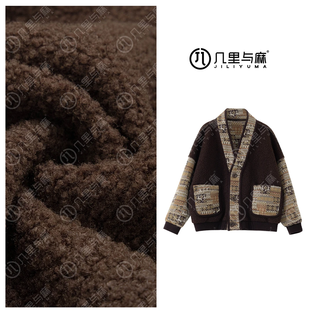 （几里）时尚洋气百搭开衫毛衣外套 衣长62 胸围142 1091287