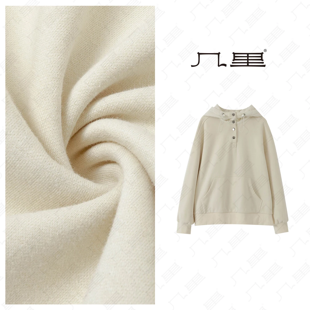 几里与麻【拼帽卫衣】百搭大口袋连帽卫衣 衣长62 胸围119 1110926