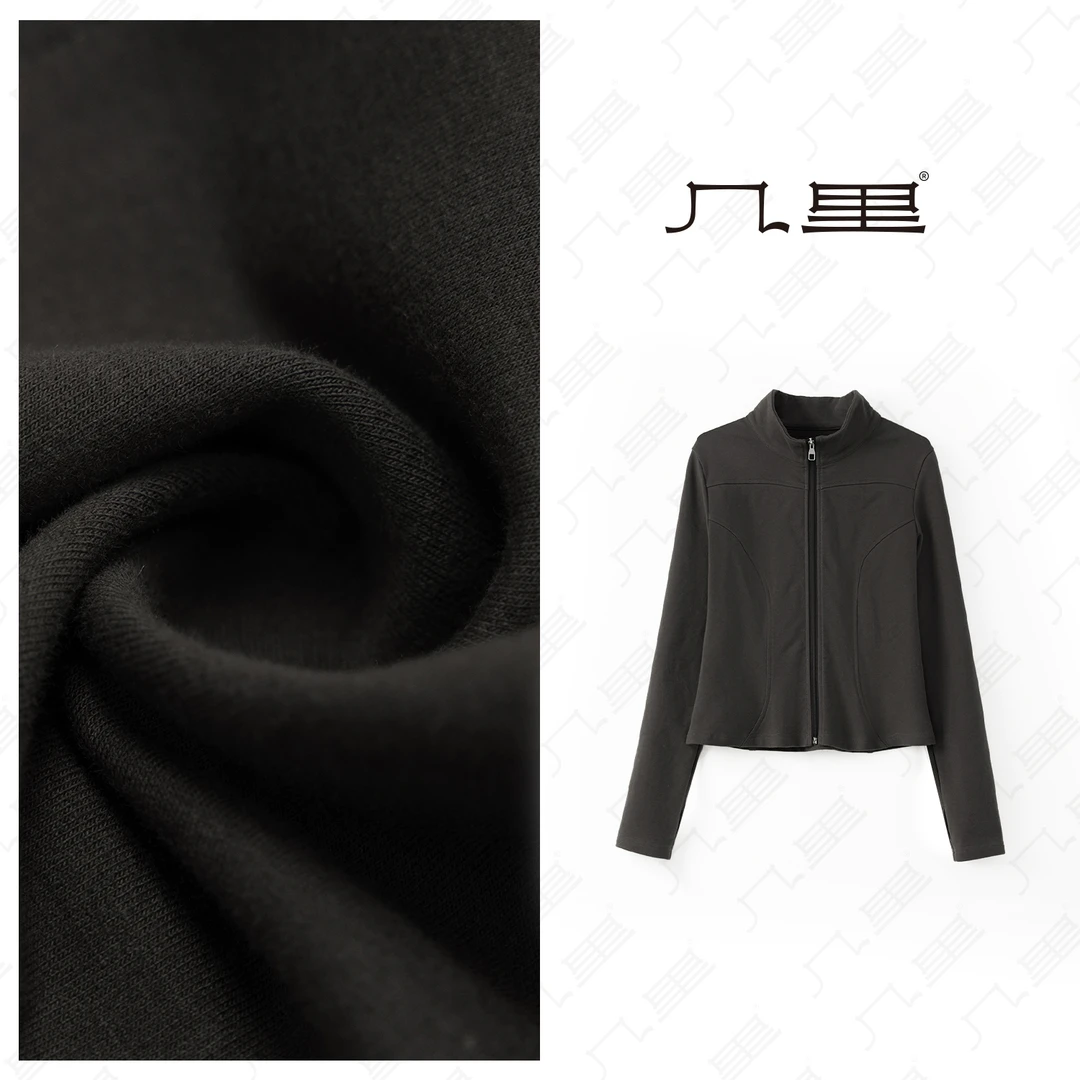 几里与麻【显瘦秘籍】时尚休闲百搭卫衣外套 衣长53 胸围92 1102625