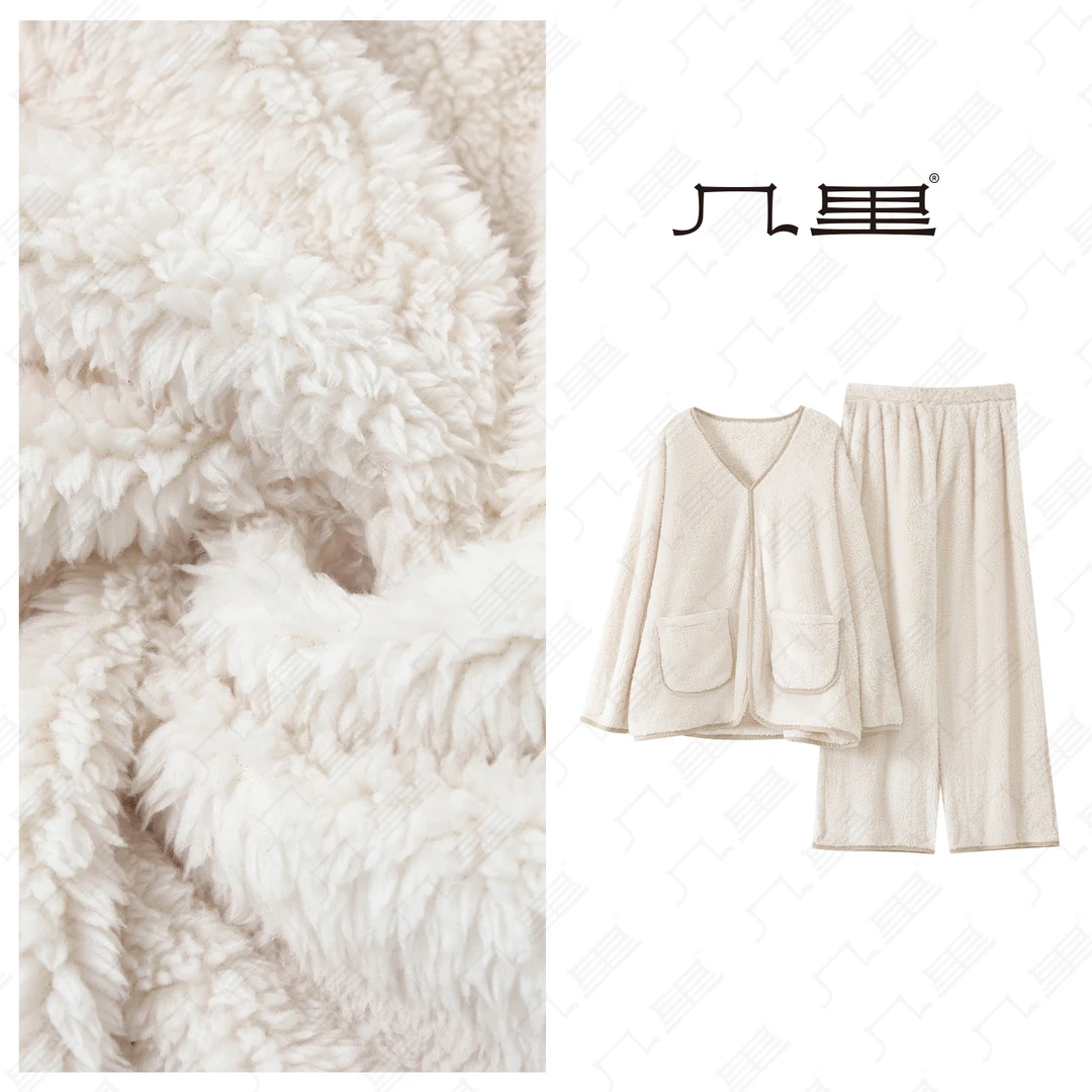 几里与麻【大白熊】超软超厚家居服睡衣 长71 胸围130 1092394