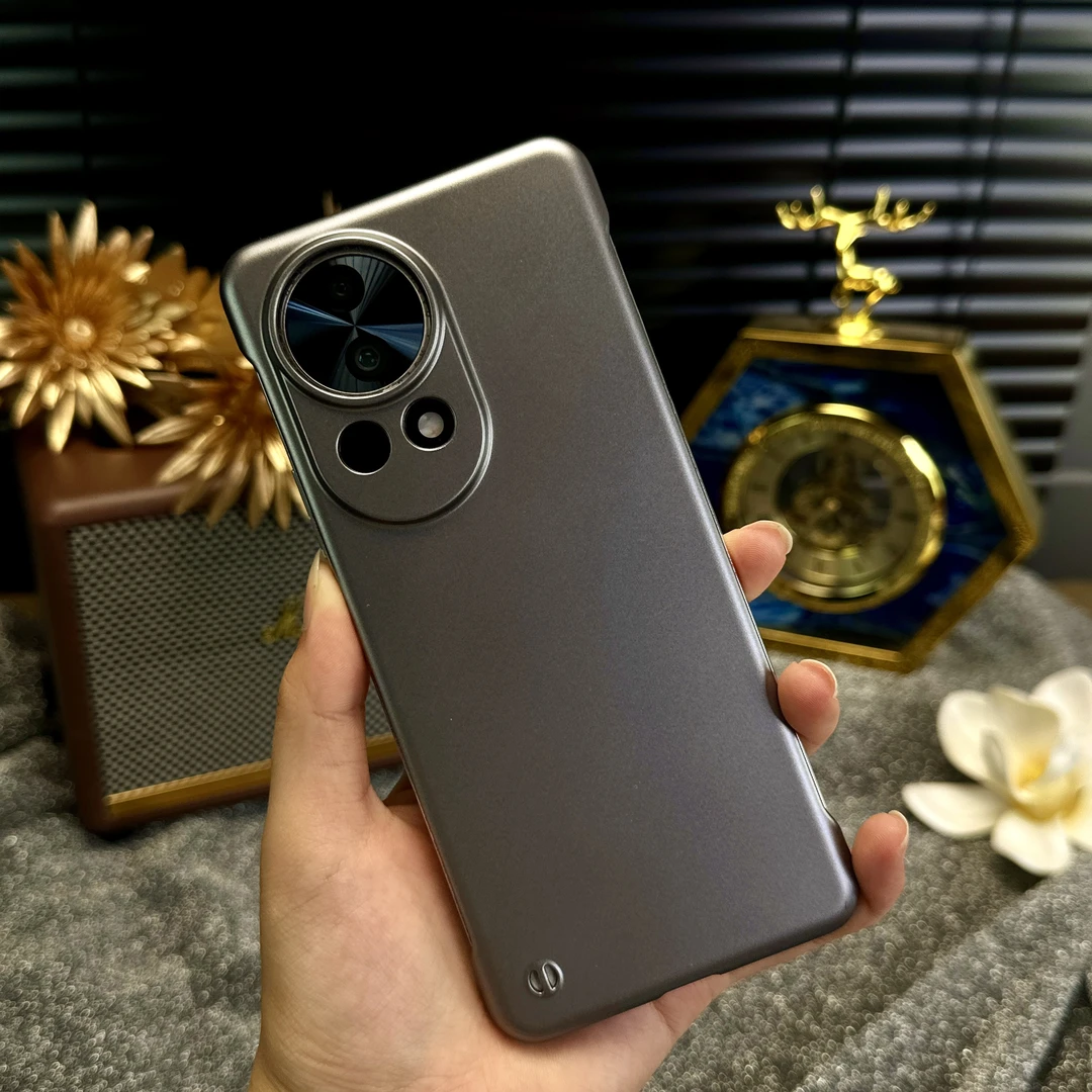 适用于华为Nova12【金属烤漆工艺+超薄无边框】亲肤感防指纹