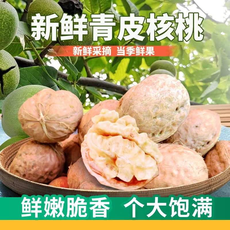 鲜核桃新鲜核桃湿核桃称重