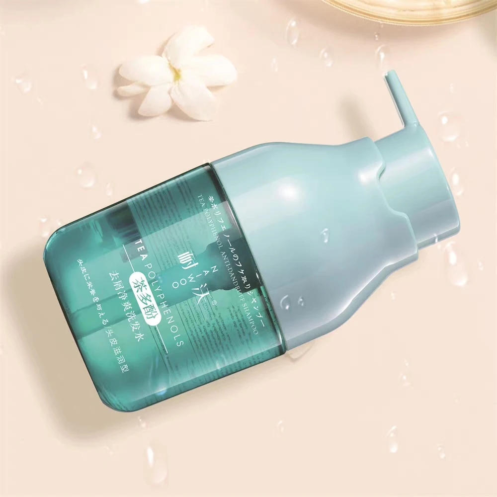 耐沃茶多酚去屑控油洗发水植物滋润丝滑蓬松无硅油柔顺蓬松净爽