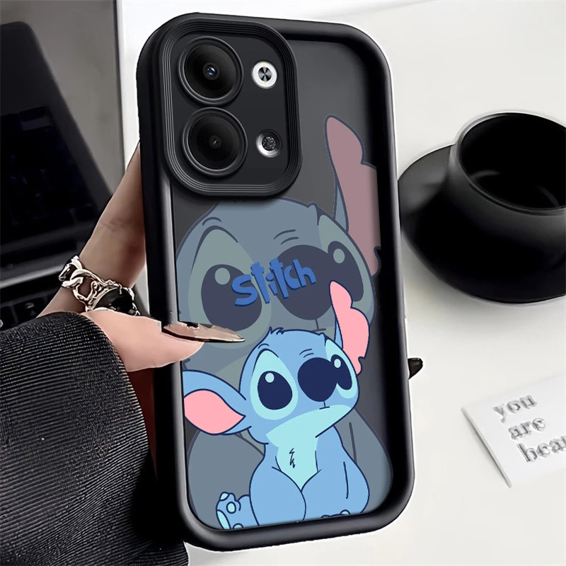 适用史迪仔OPPOReno9手机壳卡通硅胶简约新款高级耐脏潮防摔保护