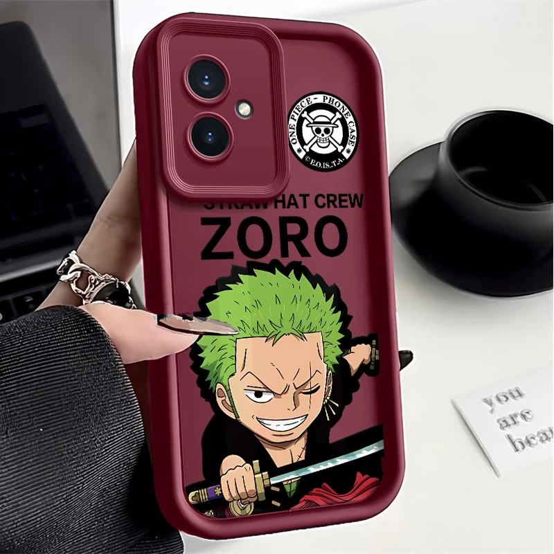 适用ZORO索隆荣耀100手机壳卡通高级保护套潮软壳网红全包简约防