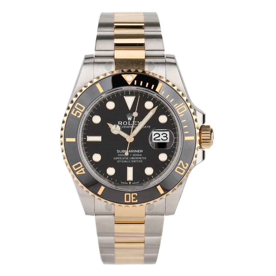 全新未使用 Rolex/劳力士 瑞瑞24年126613间金黑水鬼男表009M8