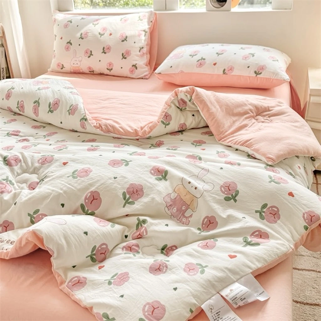 【顺丰到家】秋冬加厚保暖A类母婴级印花被单宿舍被褥冬被