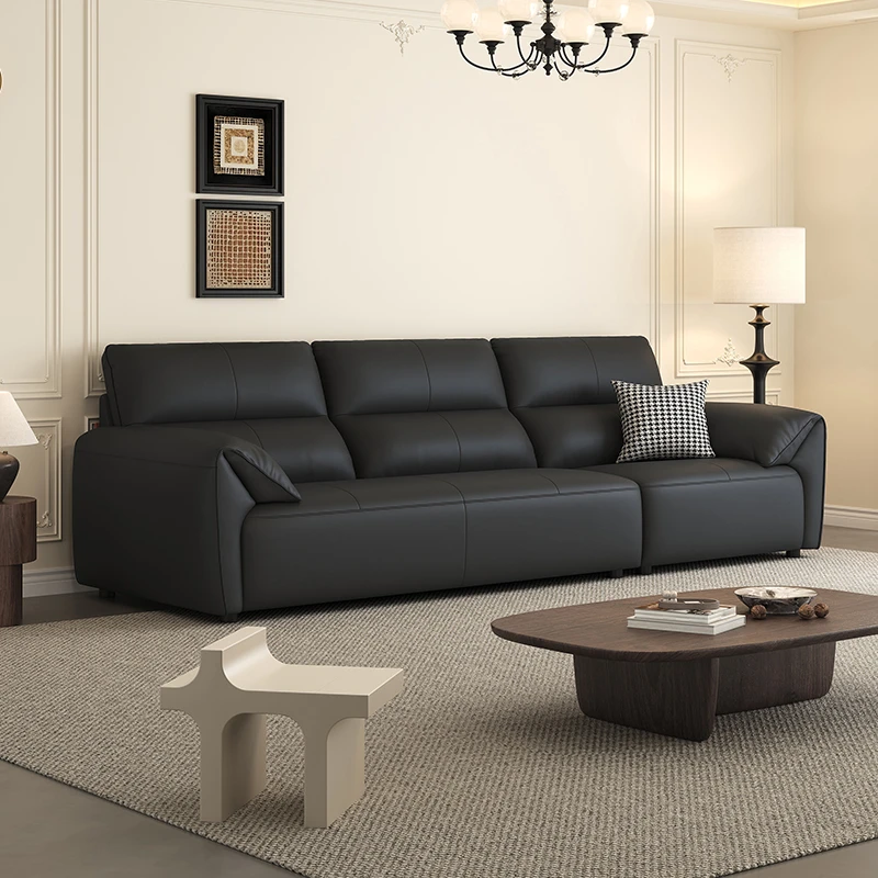 【小飞象】喜临门真皮沙发客厅助眠好物意式极简头层牛皮沙发