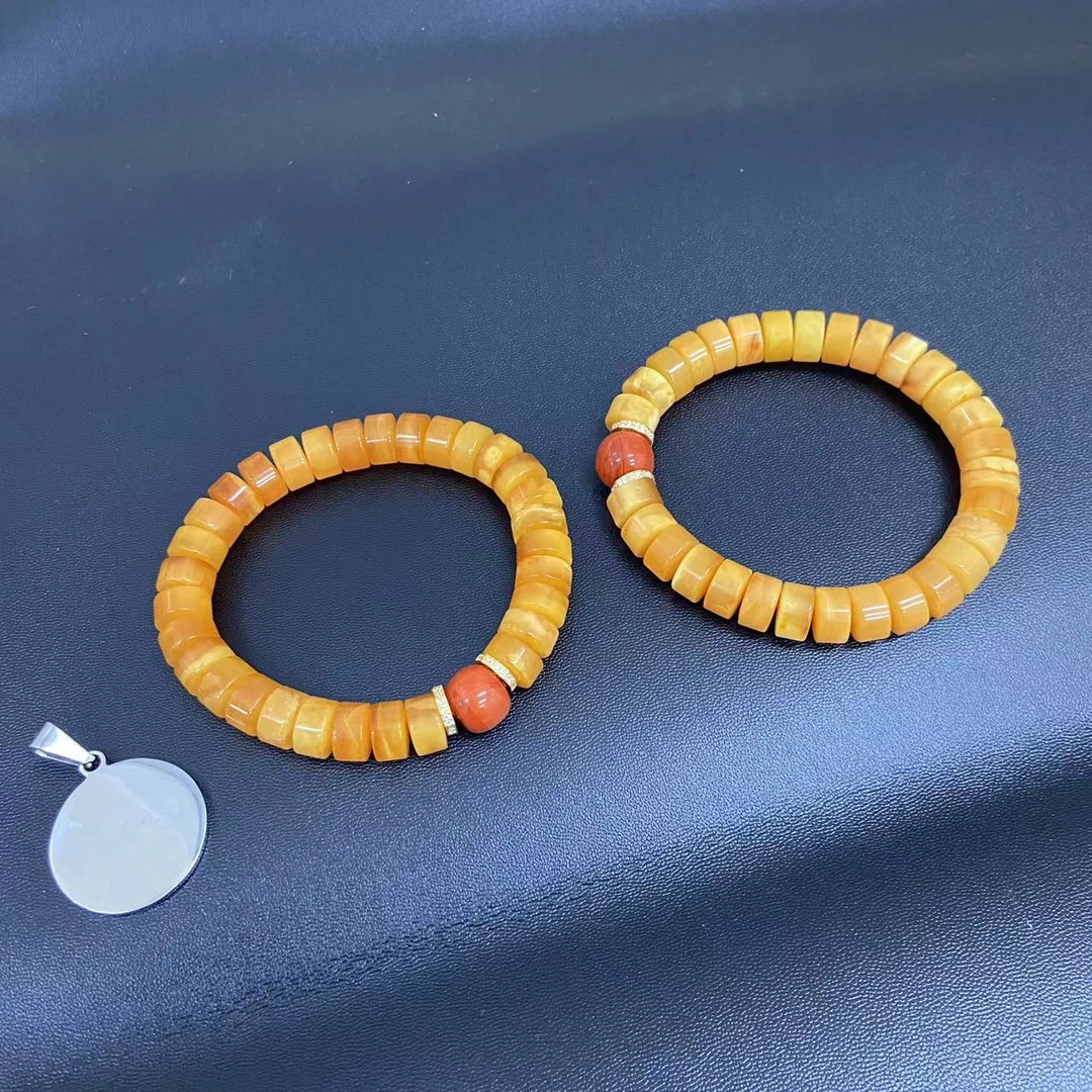 【举石珠宝】T0922-2008-269蜜蜡手串(一件/多样性发/约9mm)I
