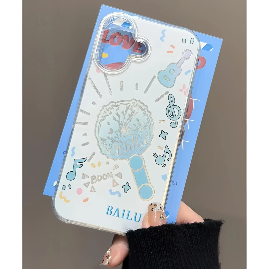 白鹿应援适用苹果16plus手机壳iPhone15高级14软13/12/11新款个性