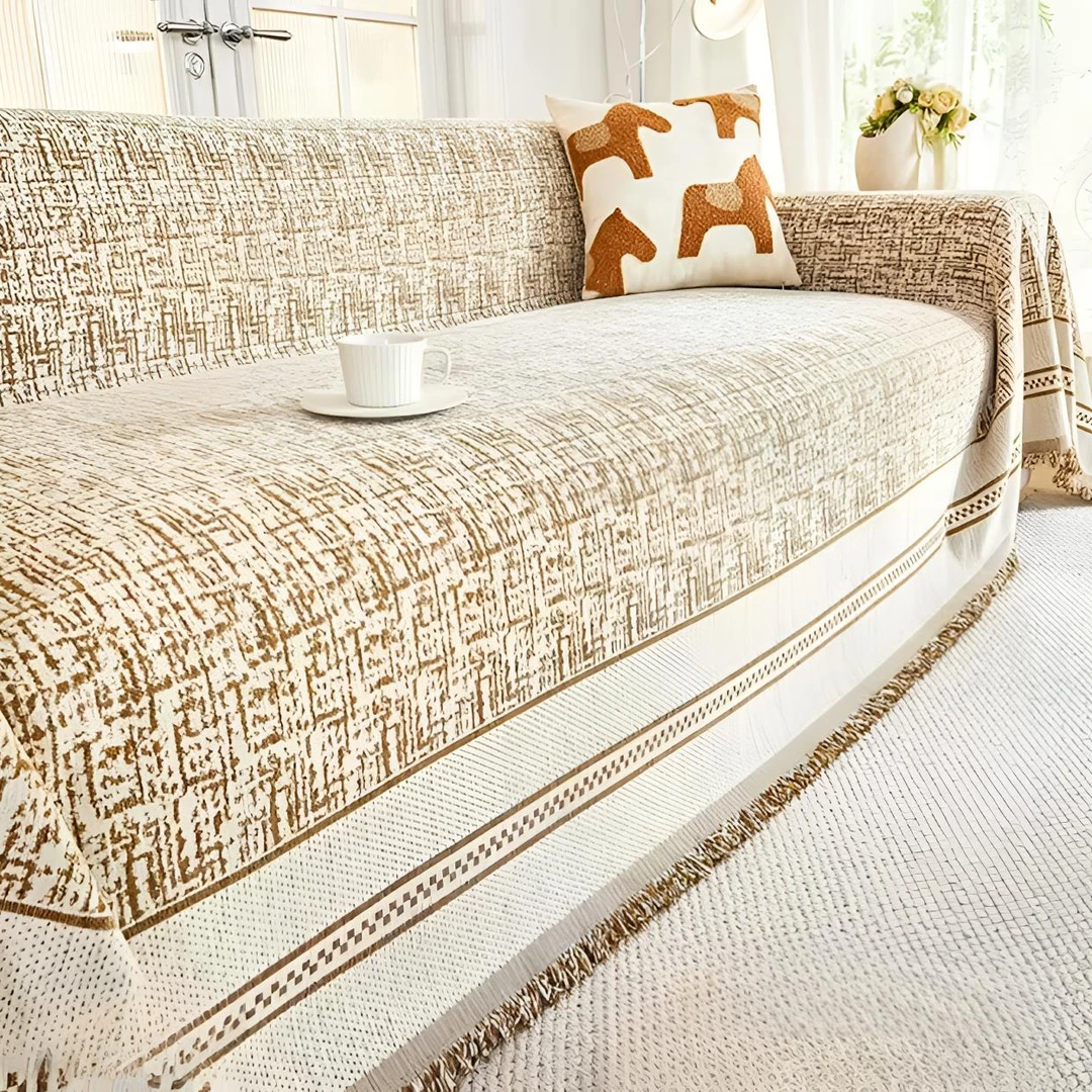 【雅金】简约现代高级感雪尼尔网红四季通用防滑防尘沙发盖布巾