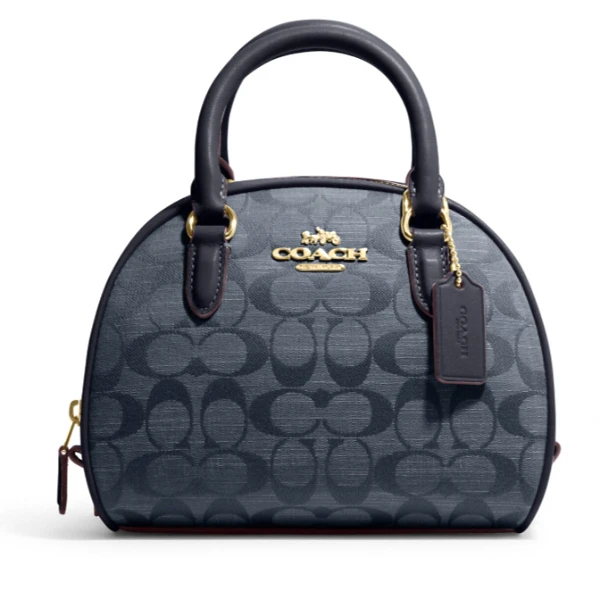 COACH/蔻驰 女士经典香布雷河蚌贝壳单肩包C23985经典美国直邮